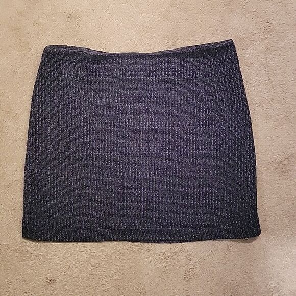 Theory blue/black tweed skirt   - Picture 2 of 9